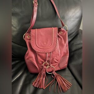 See by Chloé vintage Small Polly Bucket Bag burgundy
